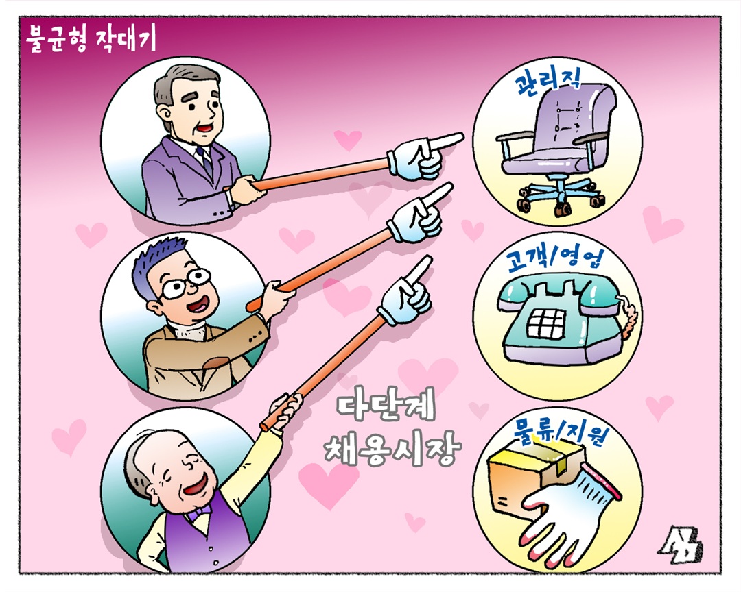 <만평> 불균형 작대기